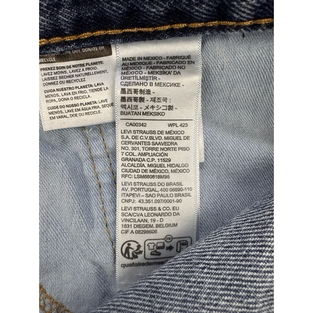 Levis 550 Jeans Men 35Wx32L Blue Denim Medium Wash Loose Relaxed Fit 90s
